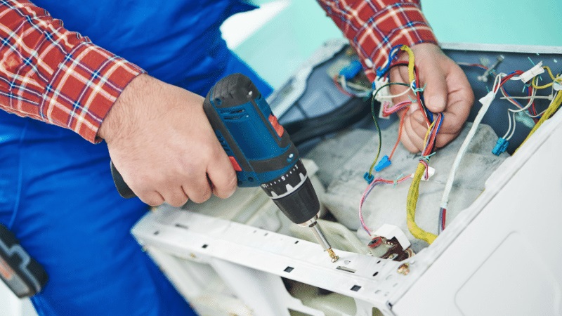 Üsküdar Samsung Samsung çamaşır makinesi kart tamiri – Su almama arızası orijinal parça ile giderildi. - Teknik servis örneği